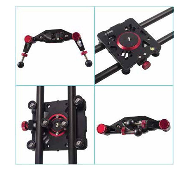 Camera Slider Carbon Fiber Dolly Rail - Image 2